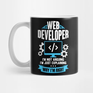 Front End Web Developer Website Designer Gift Mug